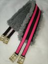 Sattelgurt Endurance Englisch "lang" by Distanzreiter.de - Beta Pink 105cm